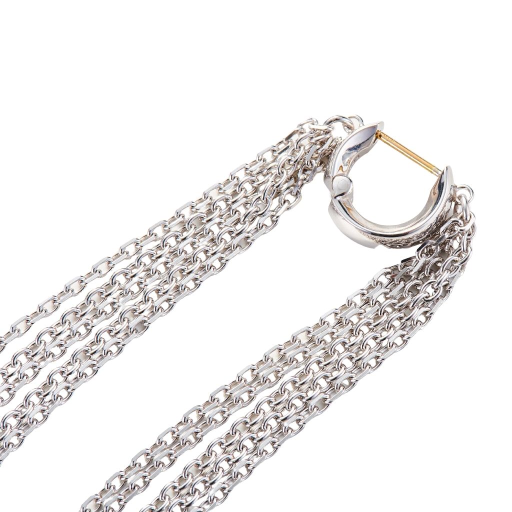 MASANA - Double Long Chain Fringe Earring, buy at DOORS NYC