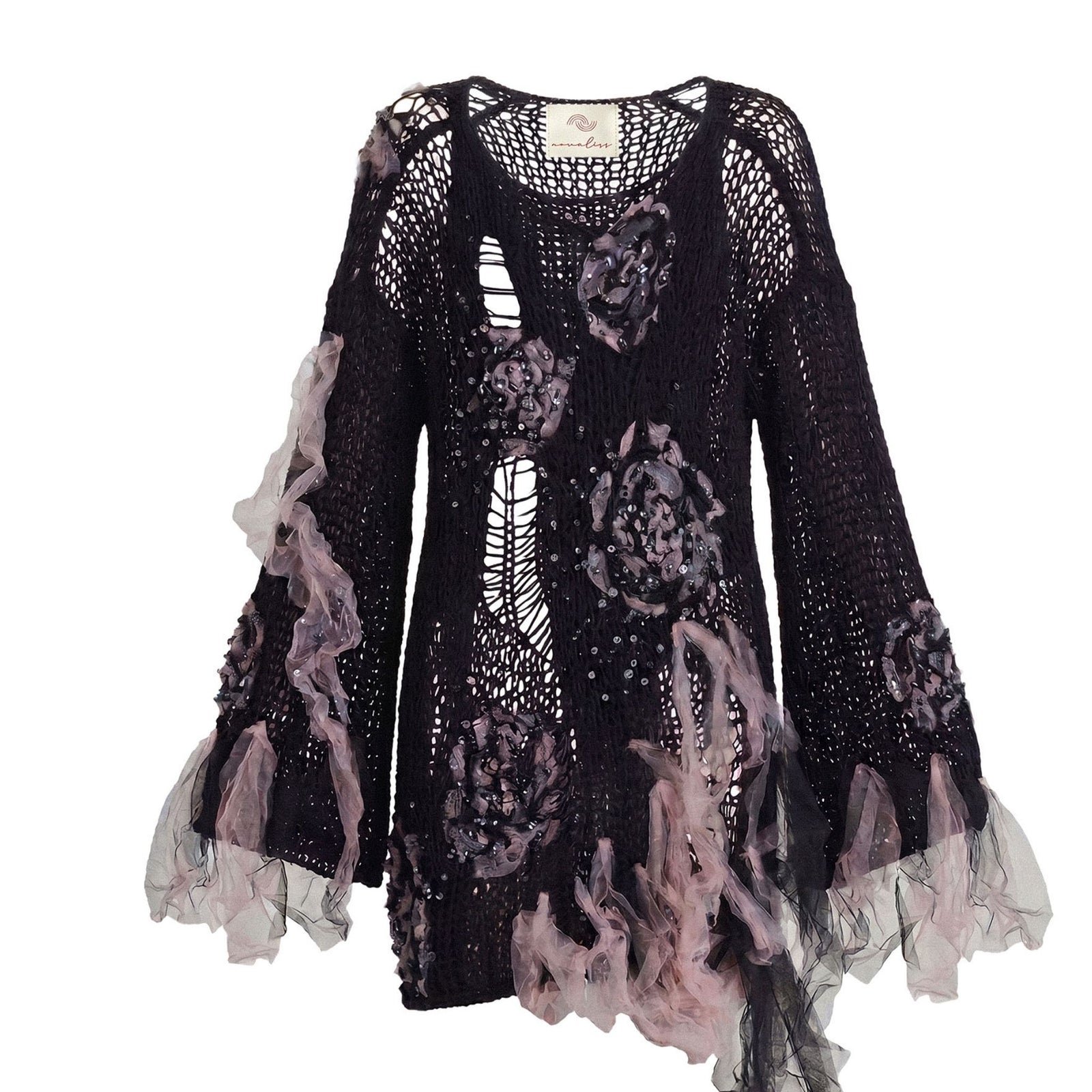 Storm at Night Sweater in Black
