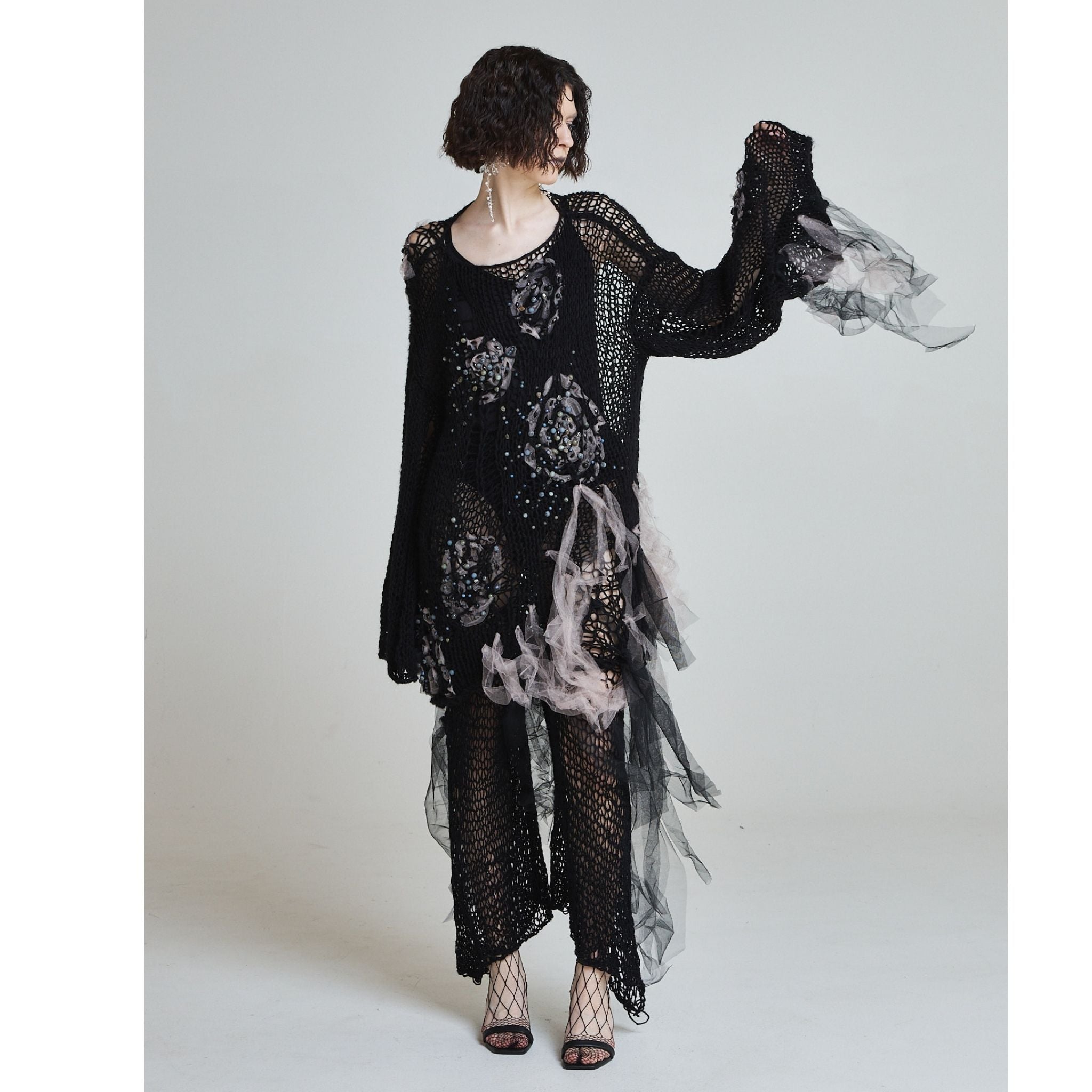 Storm at Night Sweater in Black