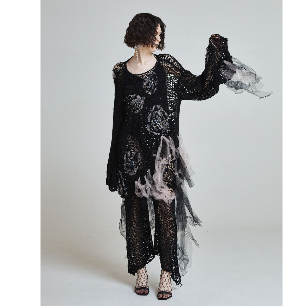 Storm at Night Sweater in Black
