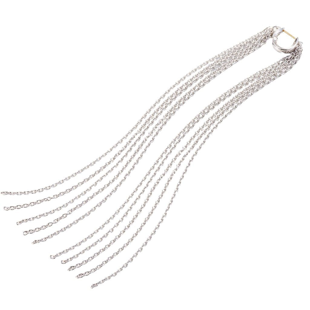 MASANA - Double Long Chain Fringe Earring, buy at DOORS NYC
