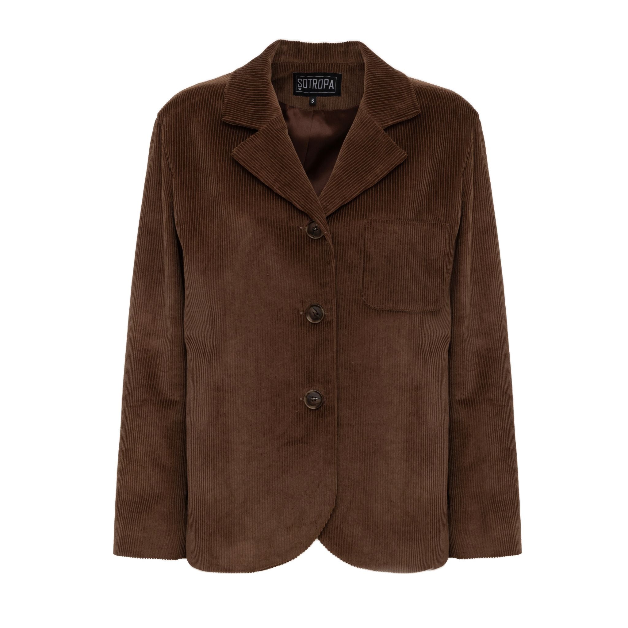 SOTROPA - Velvet Blazer | Browny, buy at DOORS NYC