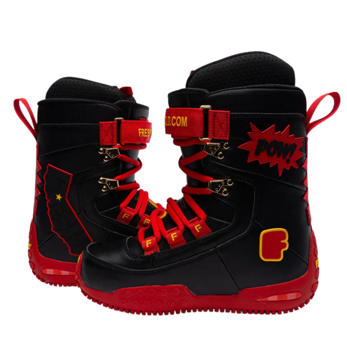 FRESHY - Pow Stomps Boots  Black PR Sample at DOORS NYC PR Showroom