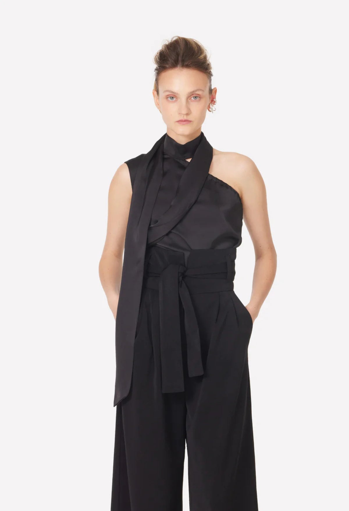 JULIA ALLERT - High Waist Trousers | Black buy at DOORS NYC