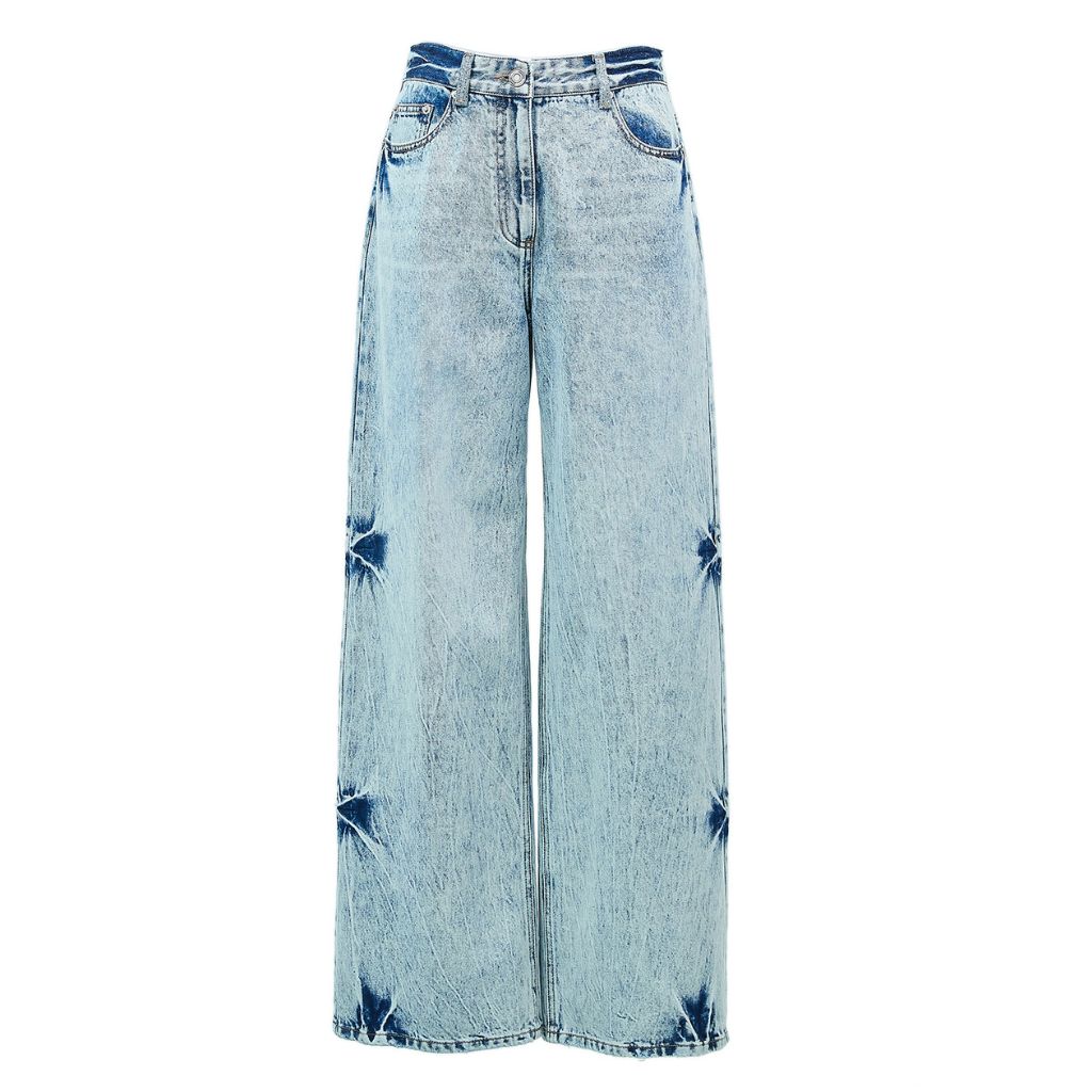 JUUN.J -Wide-Leg Washed Jeans | Blue, buy at DOORS NYC