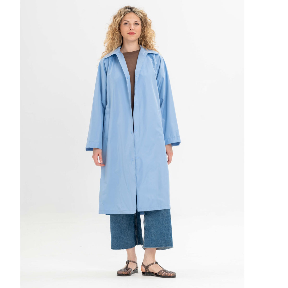 Sky Blue Pilot Capri Jacket