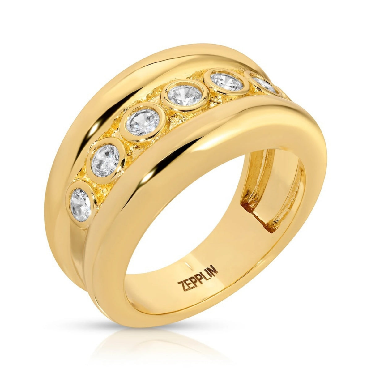 ZEPPLIN THE LABEL - Charlie Ring | Gold, buy at DOORS NYC