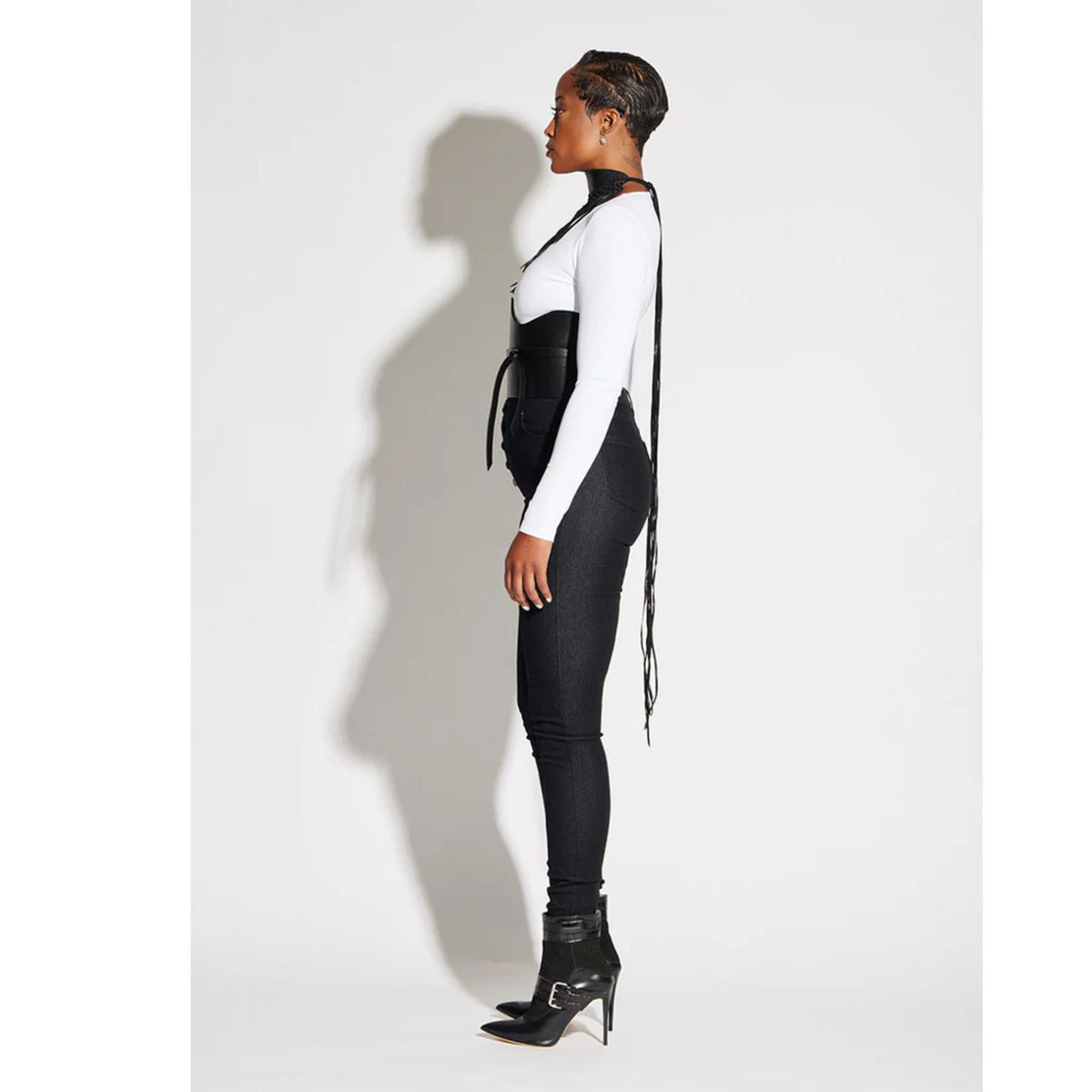 Button Fly Skinny Jeans