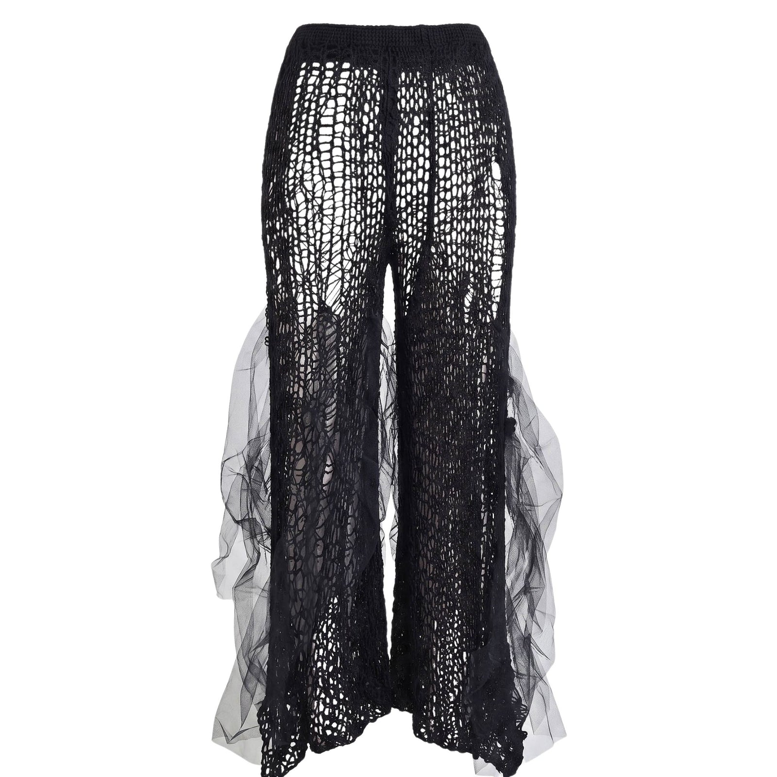 Abyss Net Trousers in Black