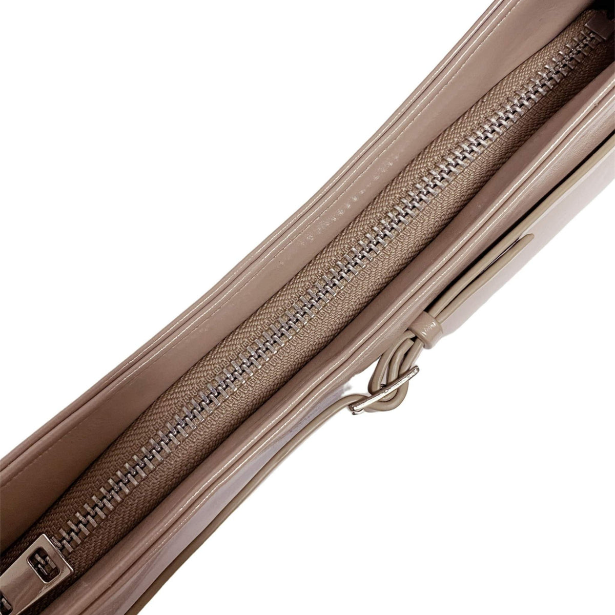 TTMAB - Mini Buckle Baguette Bag | Beige, buy at DOORS NYC