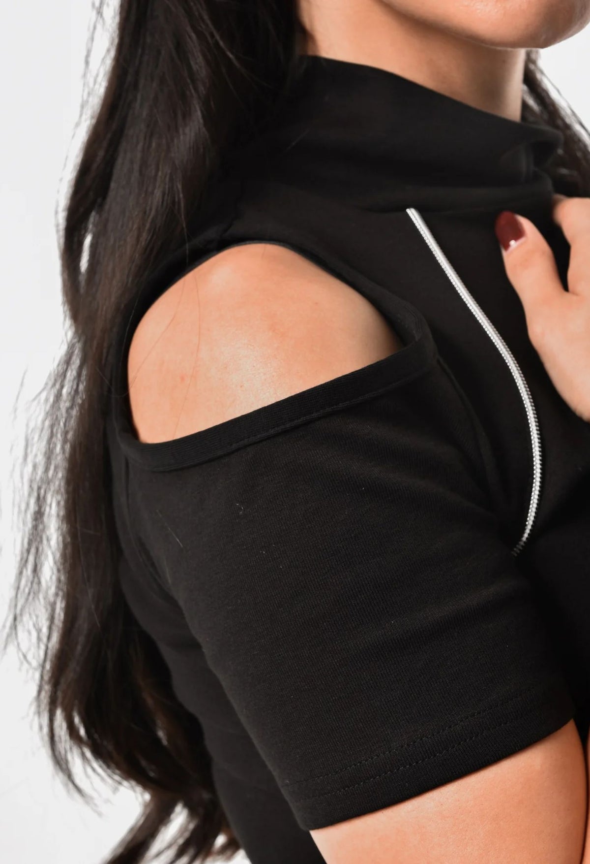 METAMORPHOZA - Short Sleeve Open Shoulder Top | PR Sample