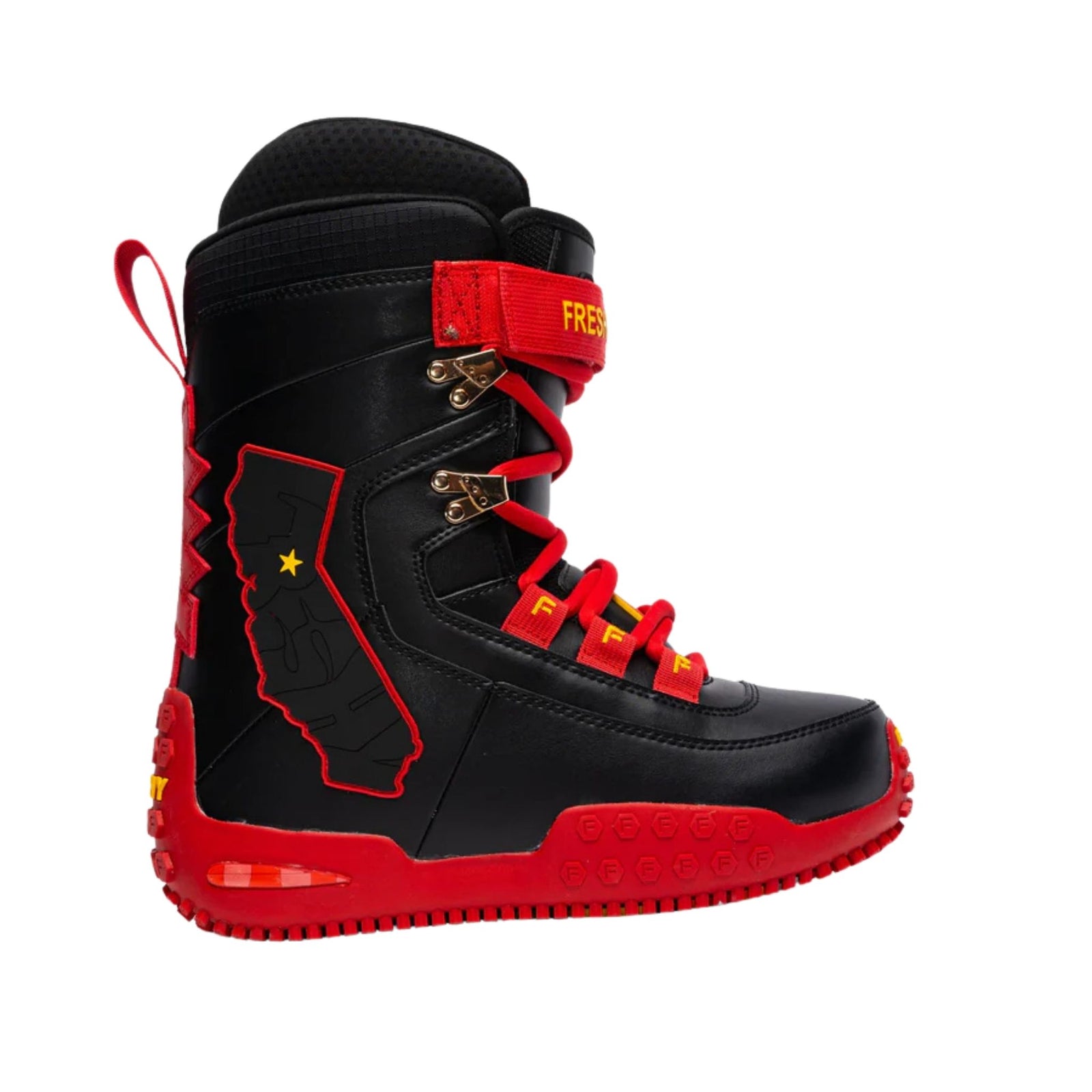 FRESHY - Pow Stomps Boots  Black PR Sample at DOORS NYC PR Showroom