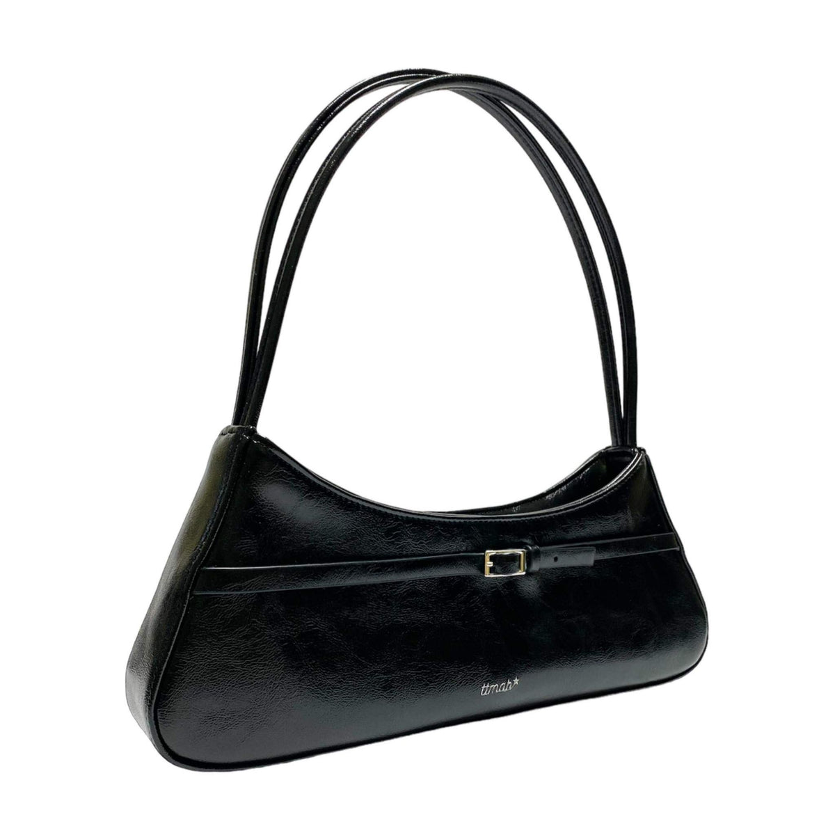 TTMAB - Mini Buckle Baguette Bag | Black, buy at DOORS NYC