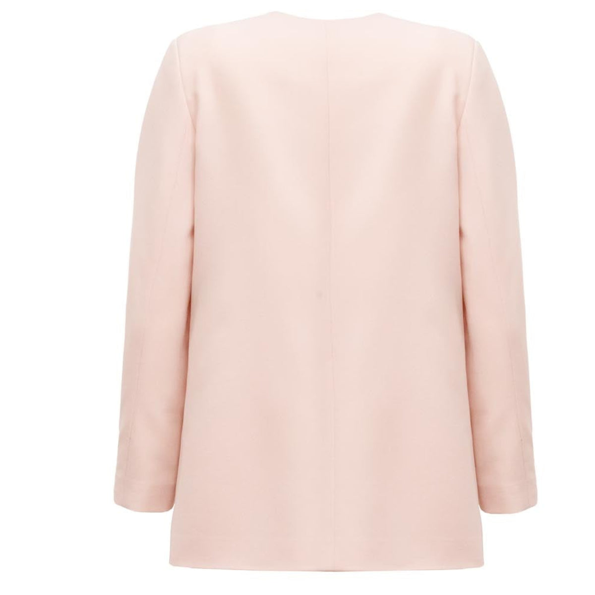 Single-Button Blush Peach Blazer