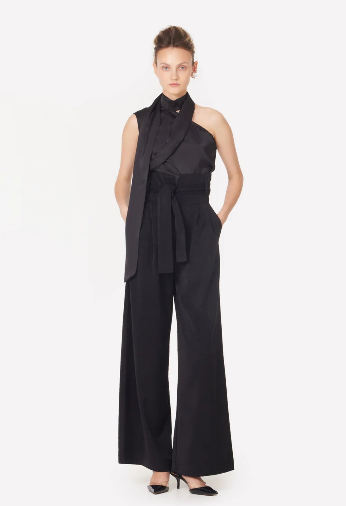 JULIA ALLERT - High Waist Trousers | Black buy at DOORS NYC