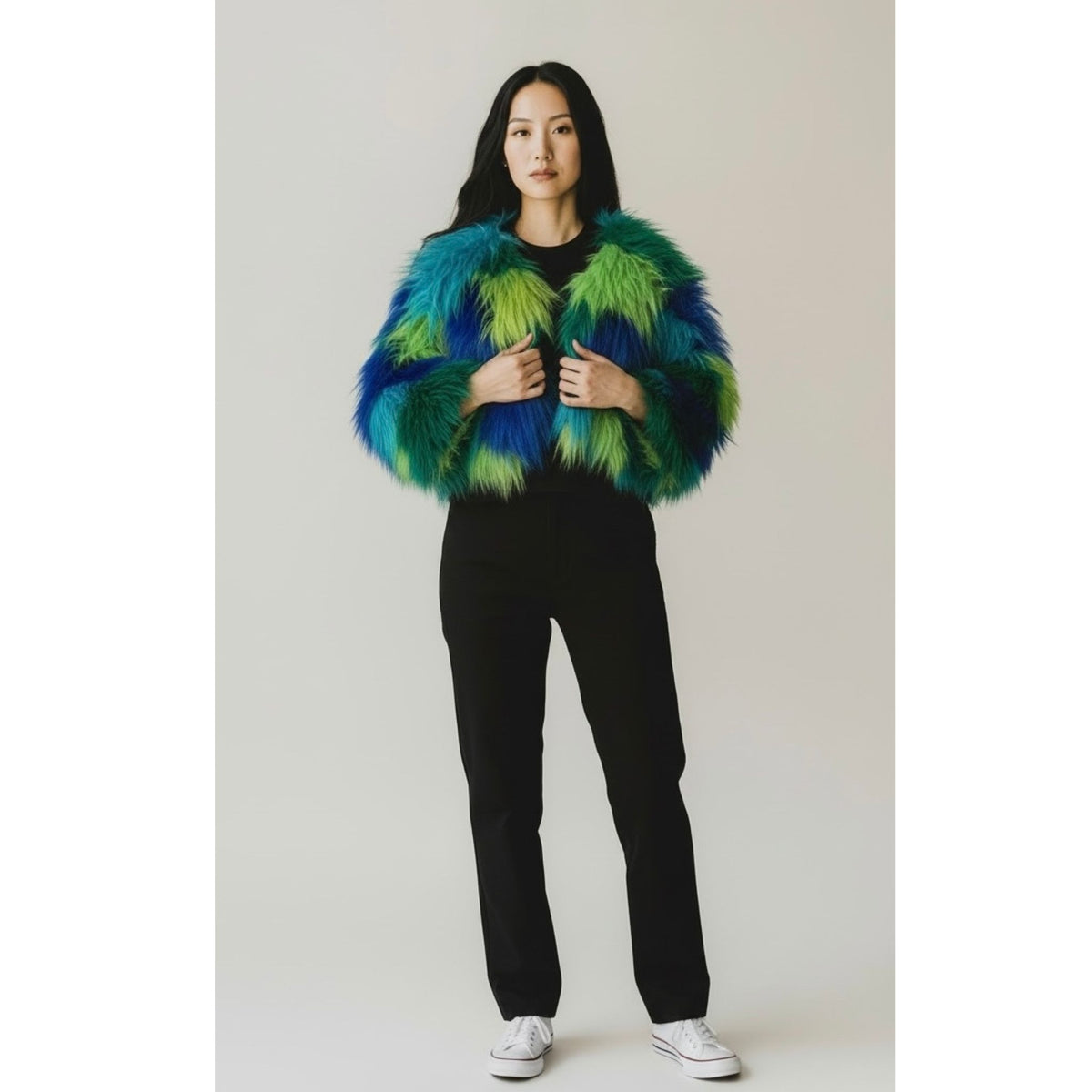 Blue Green Shrug