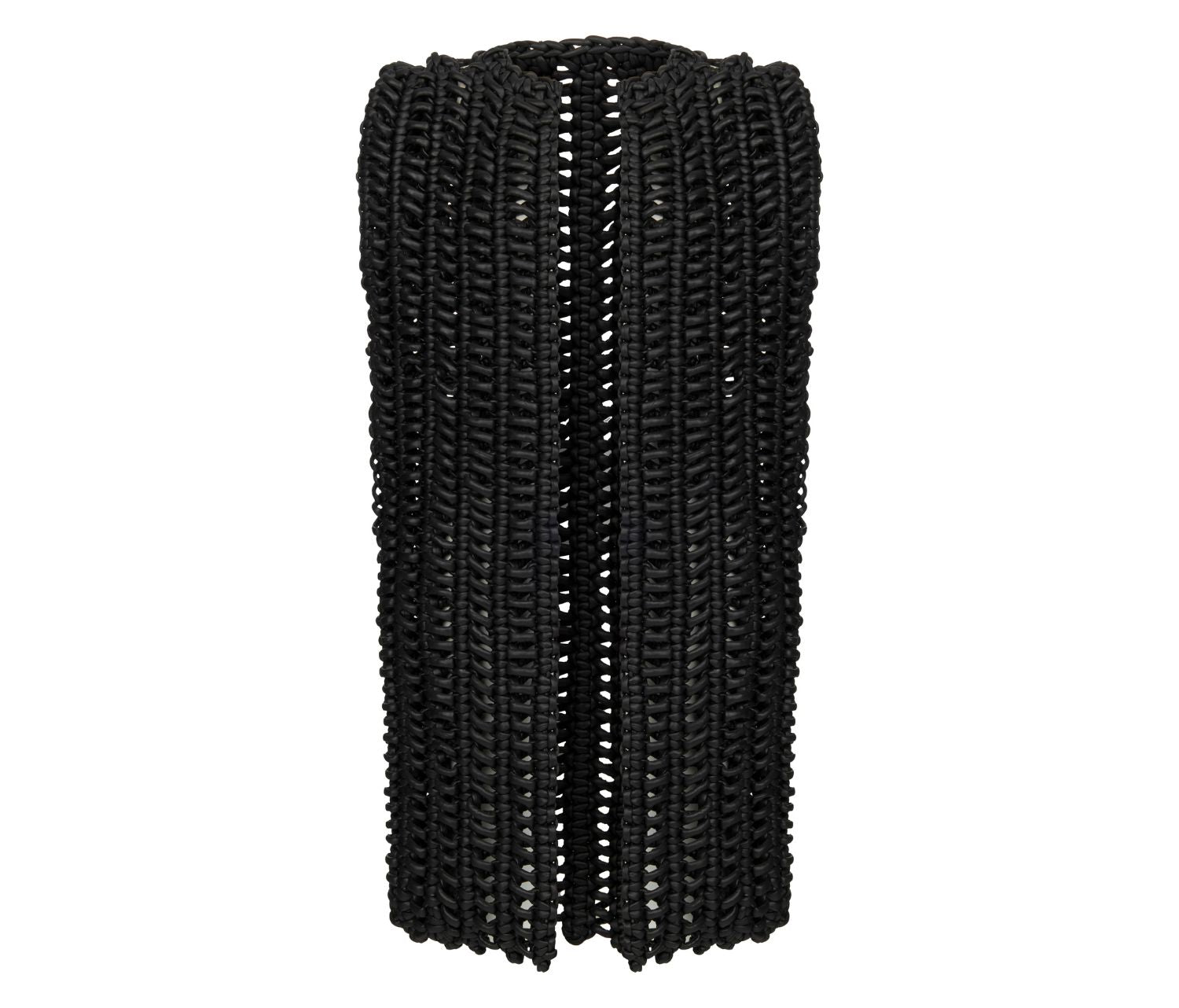 Handmade Macrame Vest  Black | PR Sample