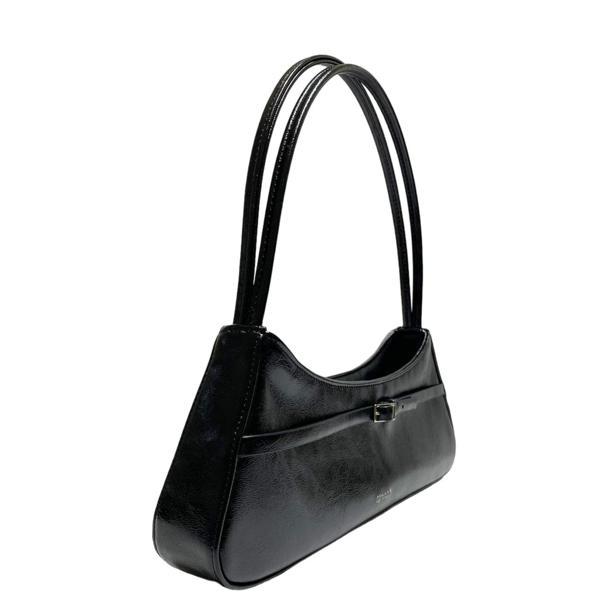 TTMAB - Mini Buckle Baguette Bag | Black, buy at DOORS NYC