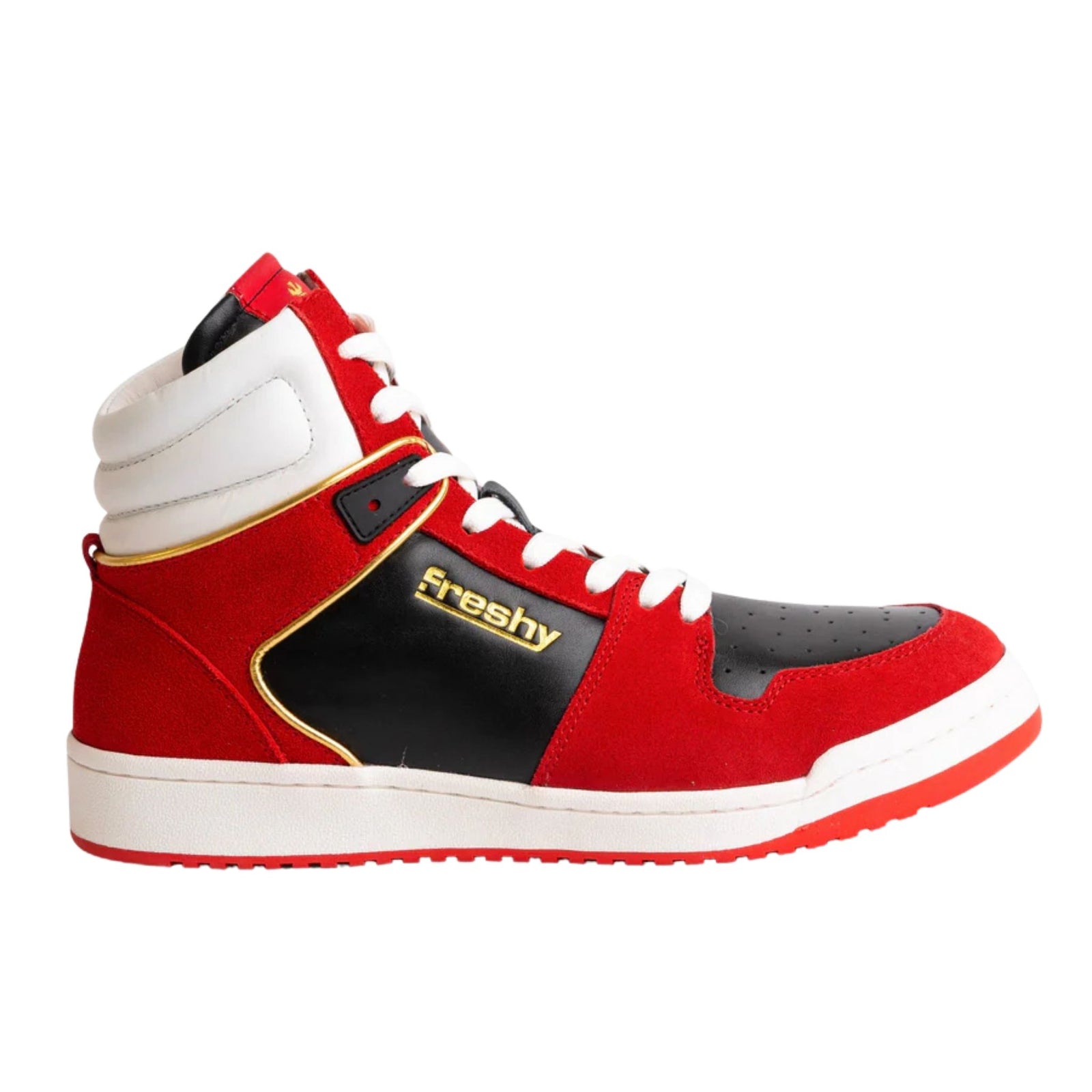 FRESHY - Bounce High-Top Sneakers Red, buy at DOORS NYC