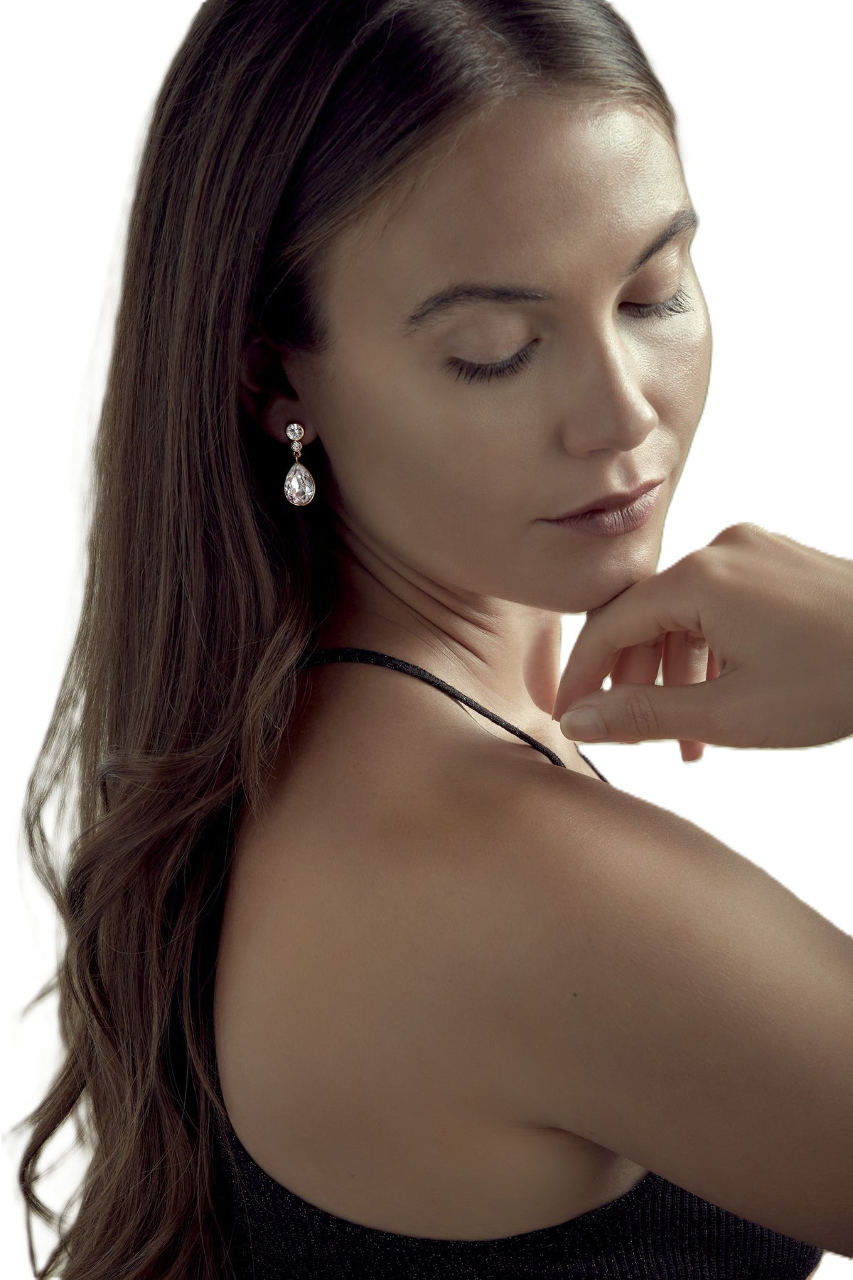 Gold Teardrop Earrings