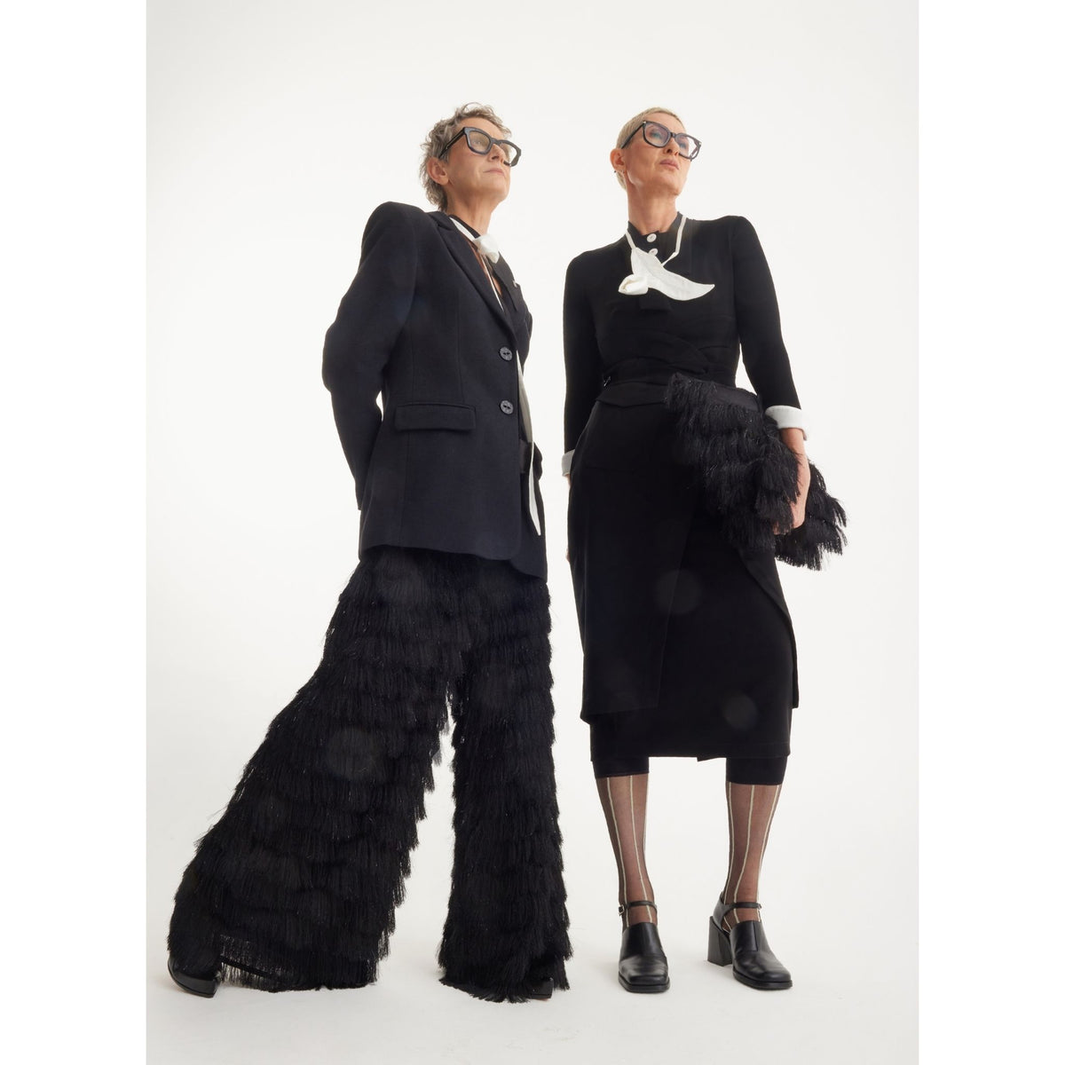 Stylish Formal Fitted Midi Dress | Black