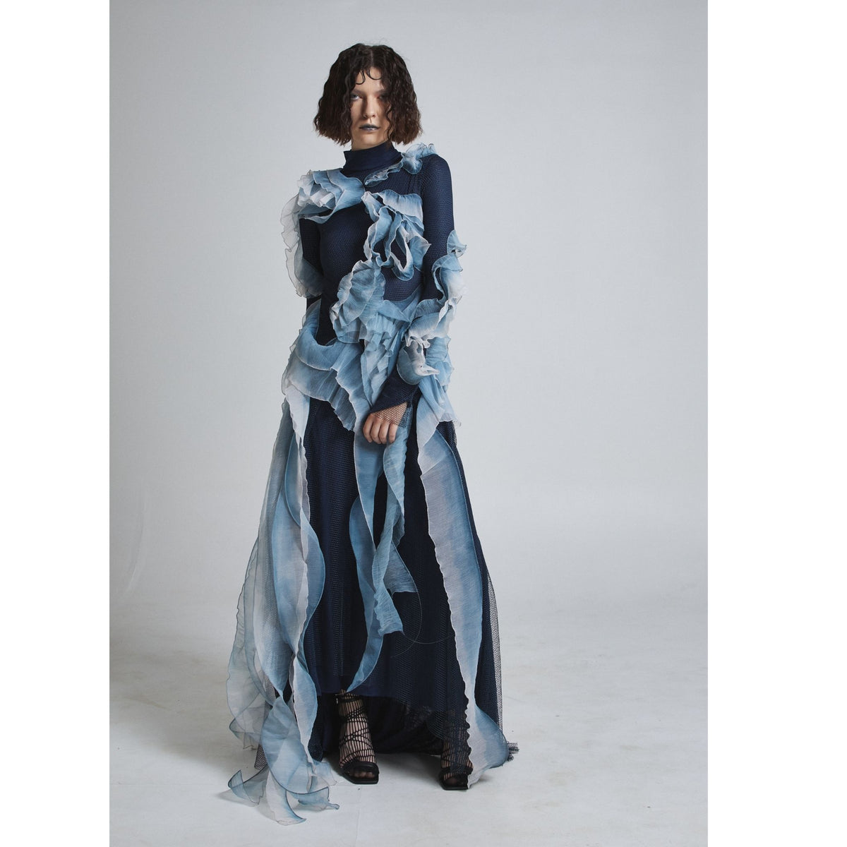 Midnight Siren 2in1 Gown in Petrol Blue