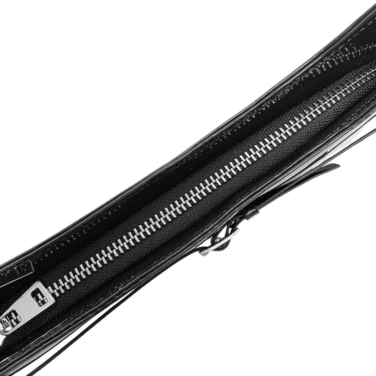 TTMAB - Patent Leather Mini Buckle Baguette Bag | Black  buy at DOORS NYC