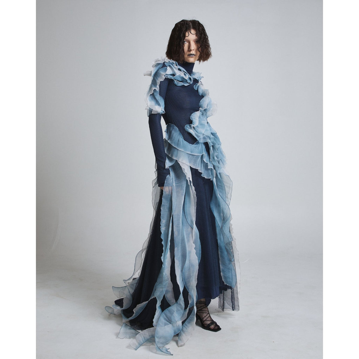 Midnight Siren 2in1 Gown in Petrol Blue