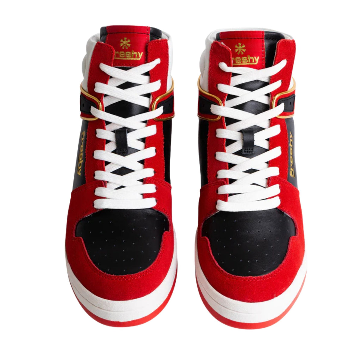 FRESHY - Bounce High-Top Sneakers Red, buy at DOORS NYC