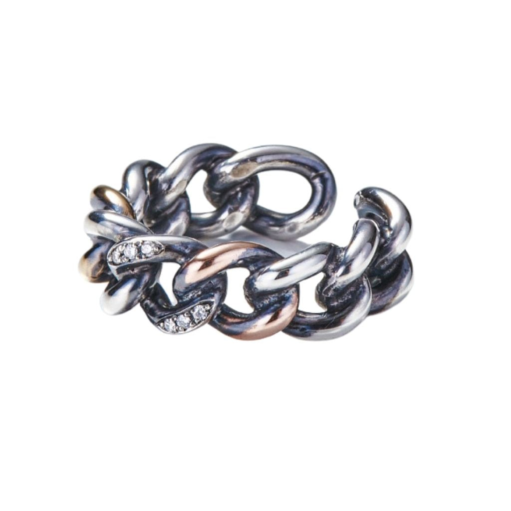 MASANA - Chain Motif Connect Ring, buy at DOORS NYC