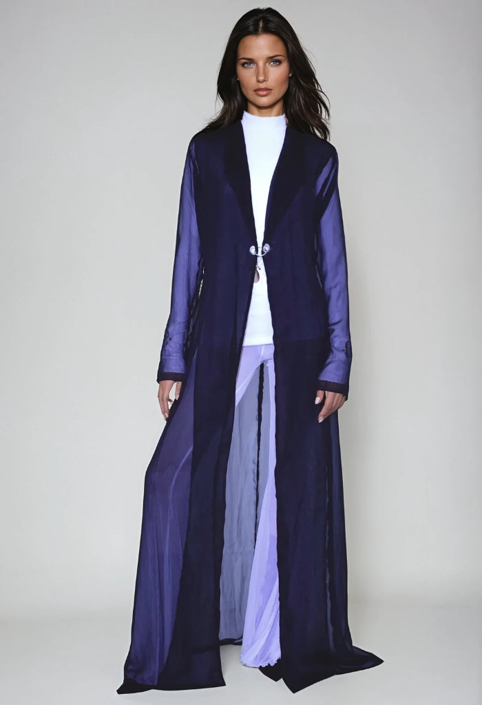 TANIA ORELLANA - Cosmos Coat | Black PR Sample at DOORS NYC PR showroom