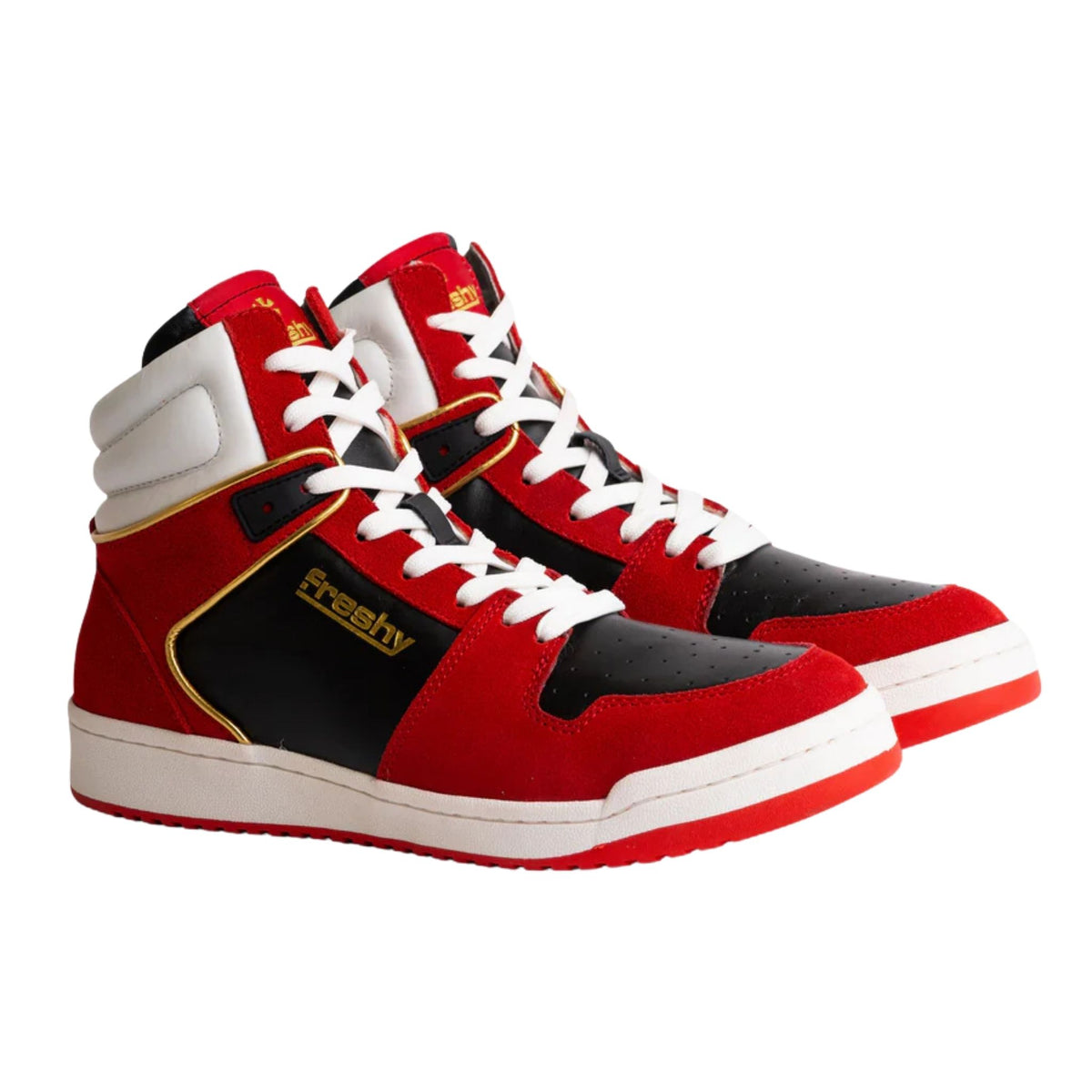 FRESHY - Bounce High-Top Sneakers Red, buy at DOORS NYC