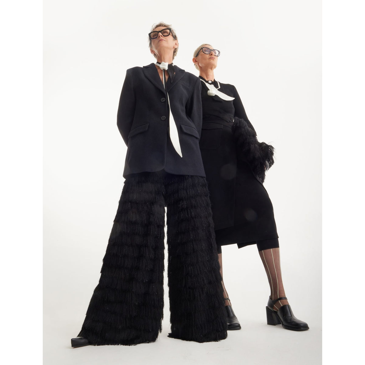 Stylish Formal Fitted Midi Dress | Black