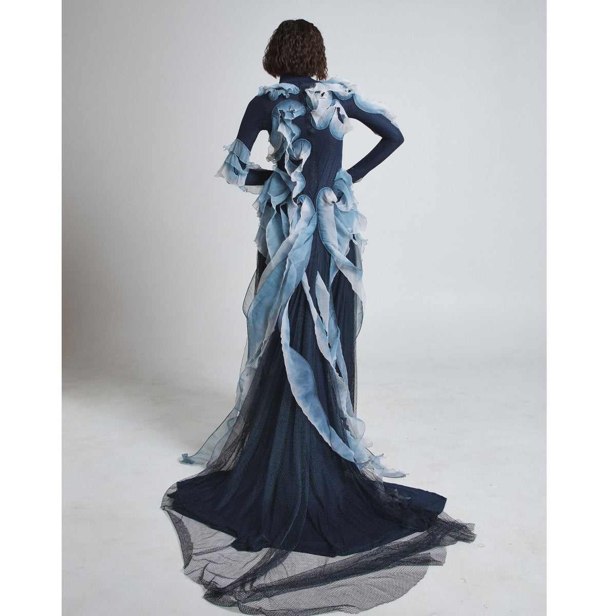 Midnight Siren 2in1 Gown in Petrol Blue