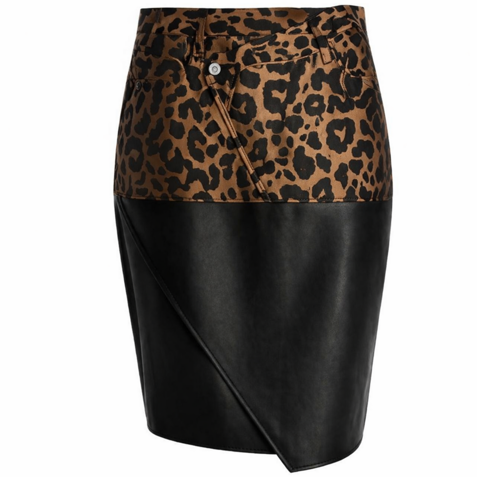 Leopard Panel Skirt | PR Sample