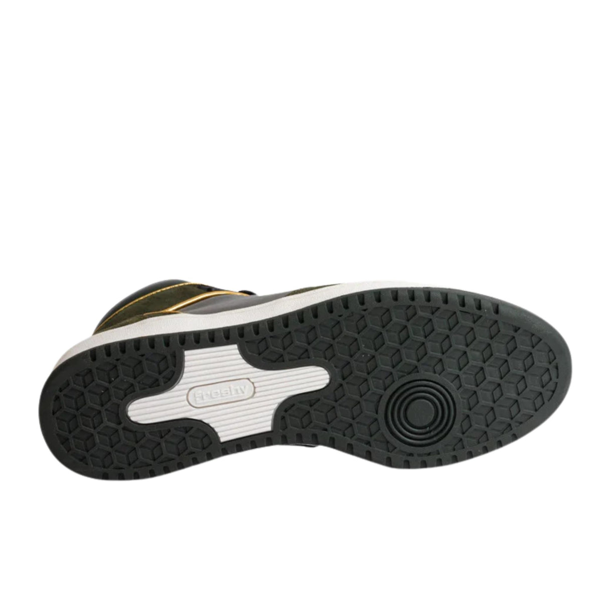 FRESHY - Bounce High-Top Sneakers Olive Green, buy at DOORS NYC