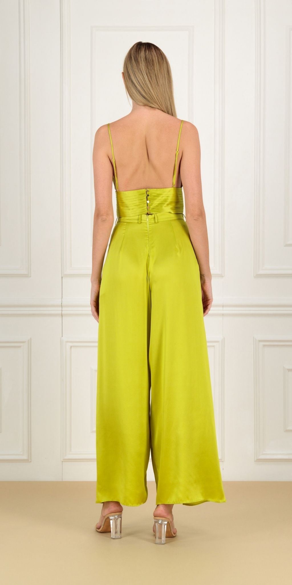 KAIANE DESIGNS - Oasis Silk Crop Top at DOORS NYC