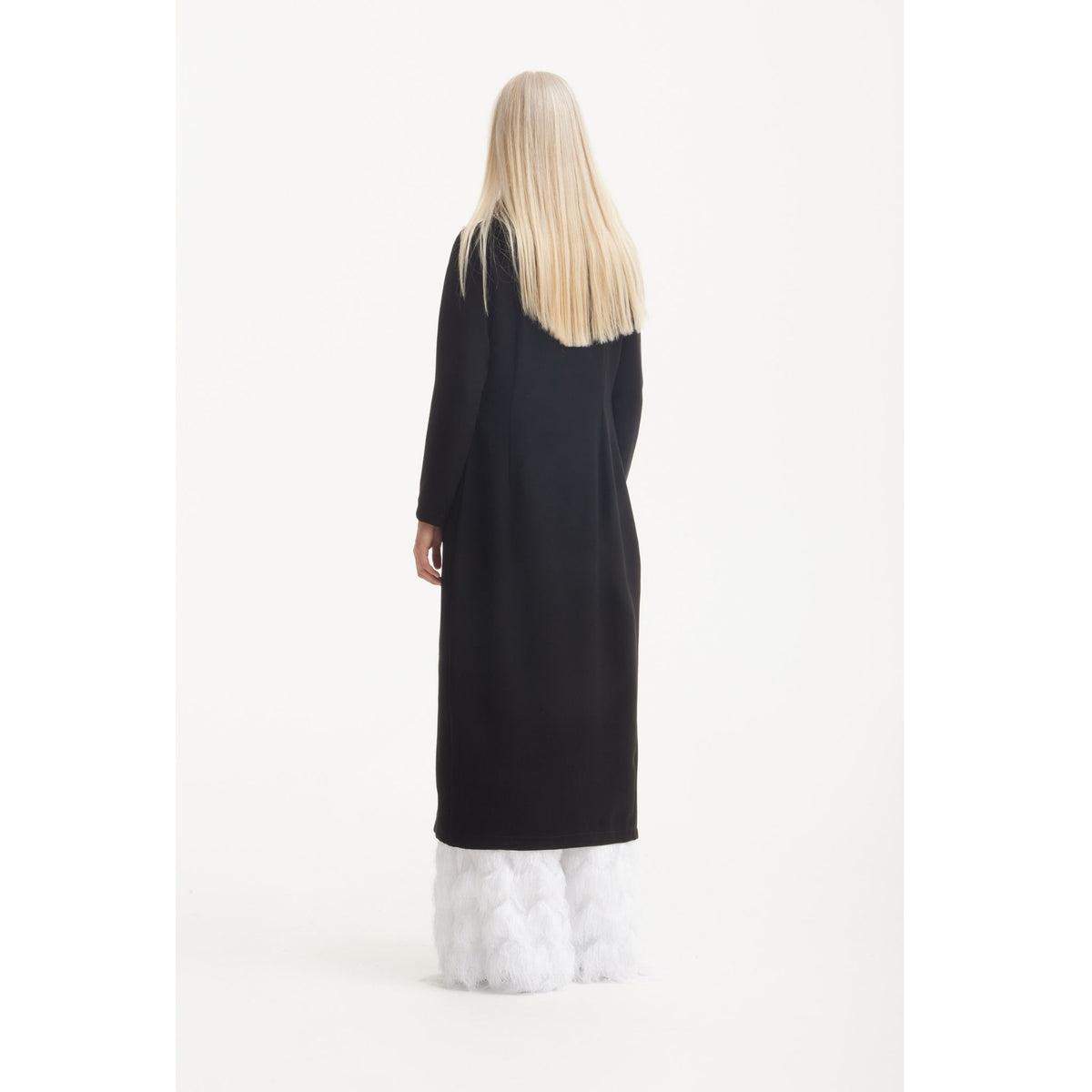 Evening Statement Fringe Palazzo Pants | White