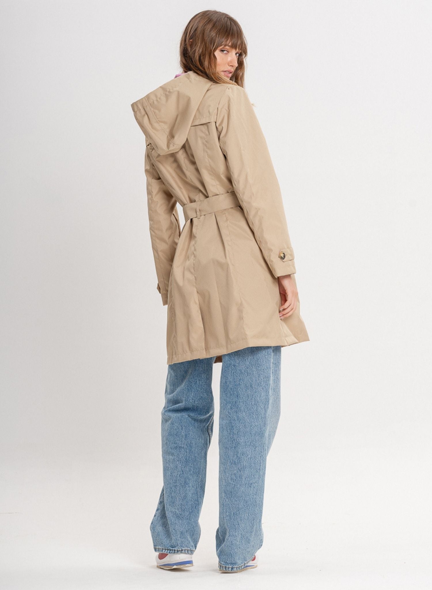 SECO - Beige Manhattan trench coat, buy at DOORS NYC