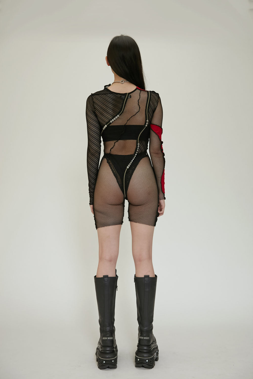 JENN LEE - Net Bodysuit, buy at DOORS NYC