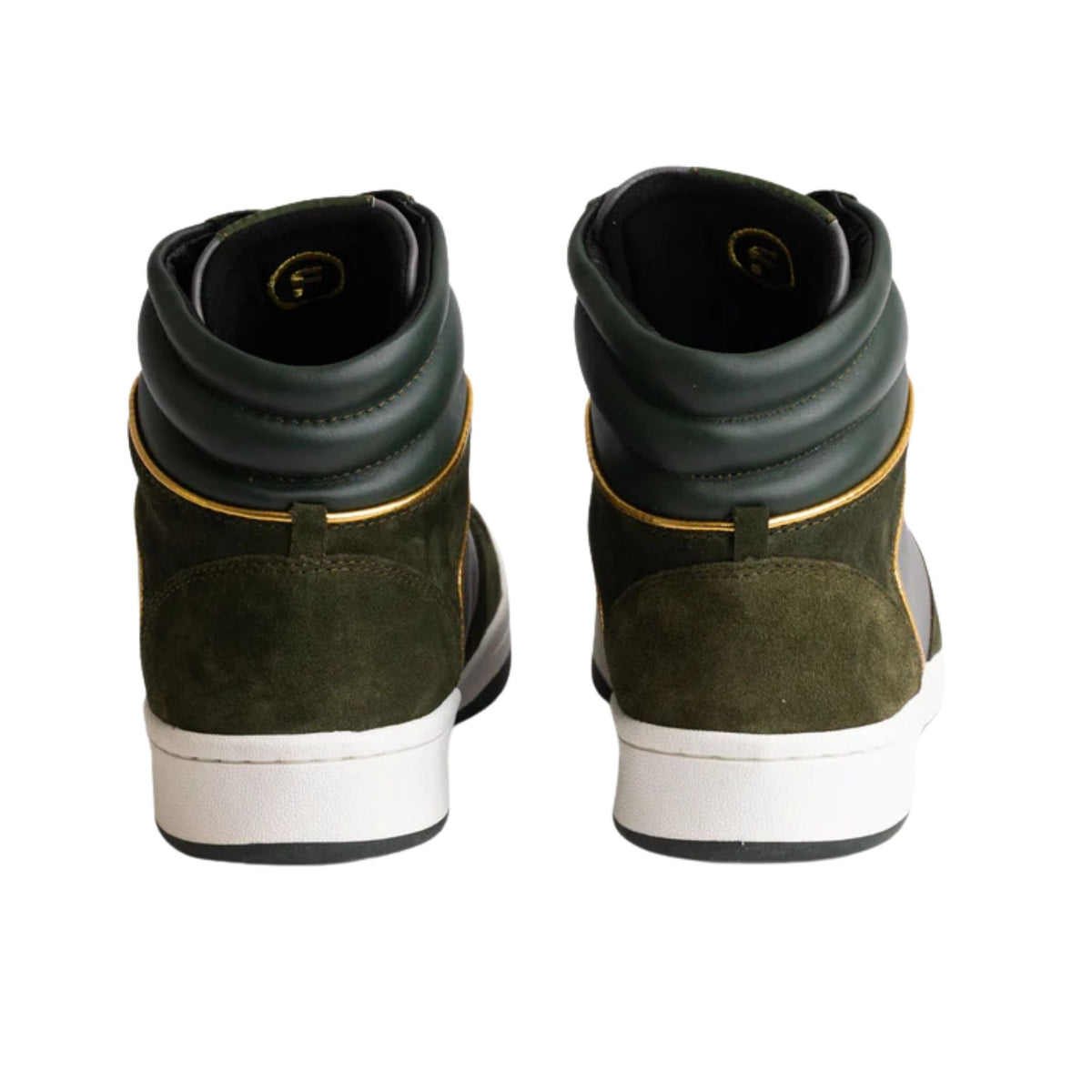 FRESHY - Bounce High-Top Sneakers Olive Green, buy at DOORS NYC
