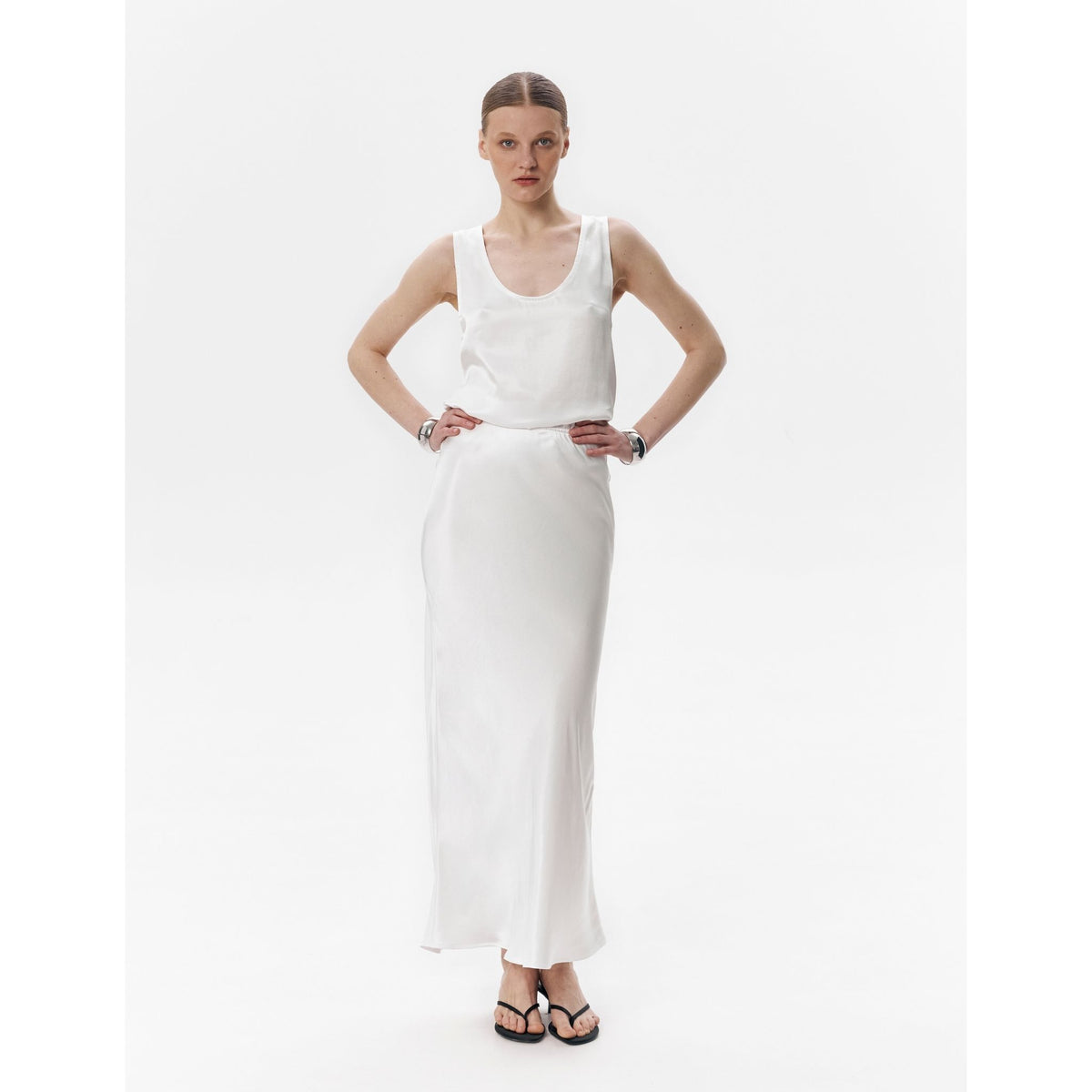 White LUNA Top