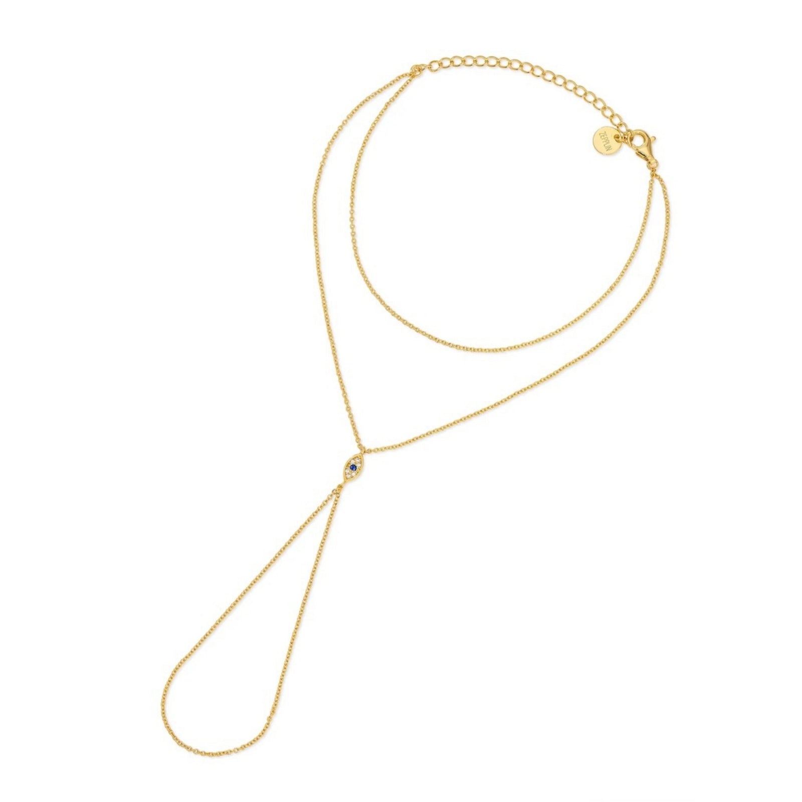ZEPPLIN THE LABEL - Phoebe Handchain | Gold, buy at DOORS NYC