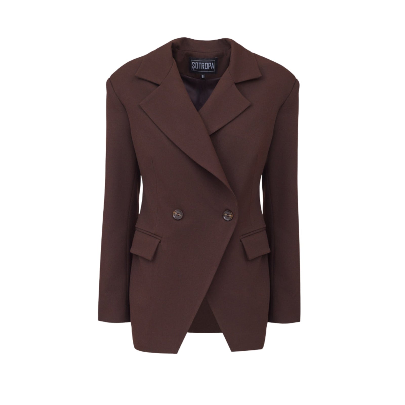 SOTROPA - Brown Blazer, PR Sample at DOORS NYC PR showroom