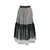 RECKLESS ERICKA - Black Gathered Skirt | PR Sample at DOORS NYC