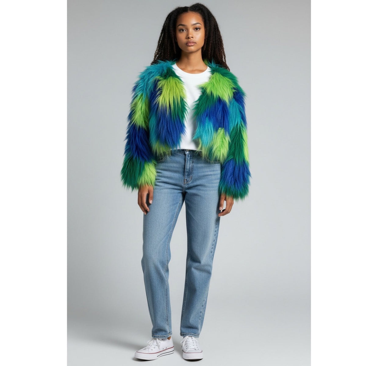 Blue Green Shrug