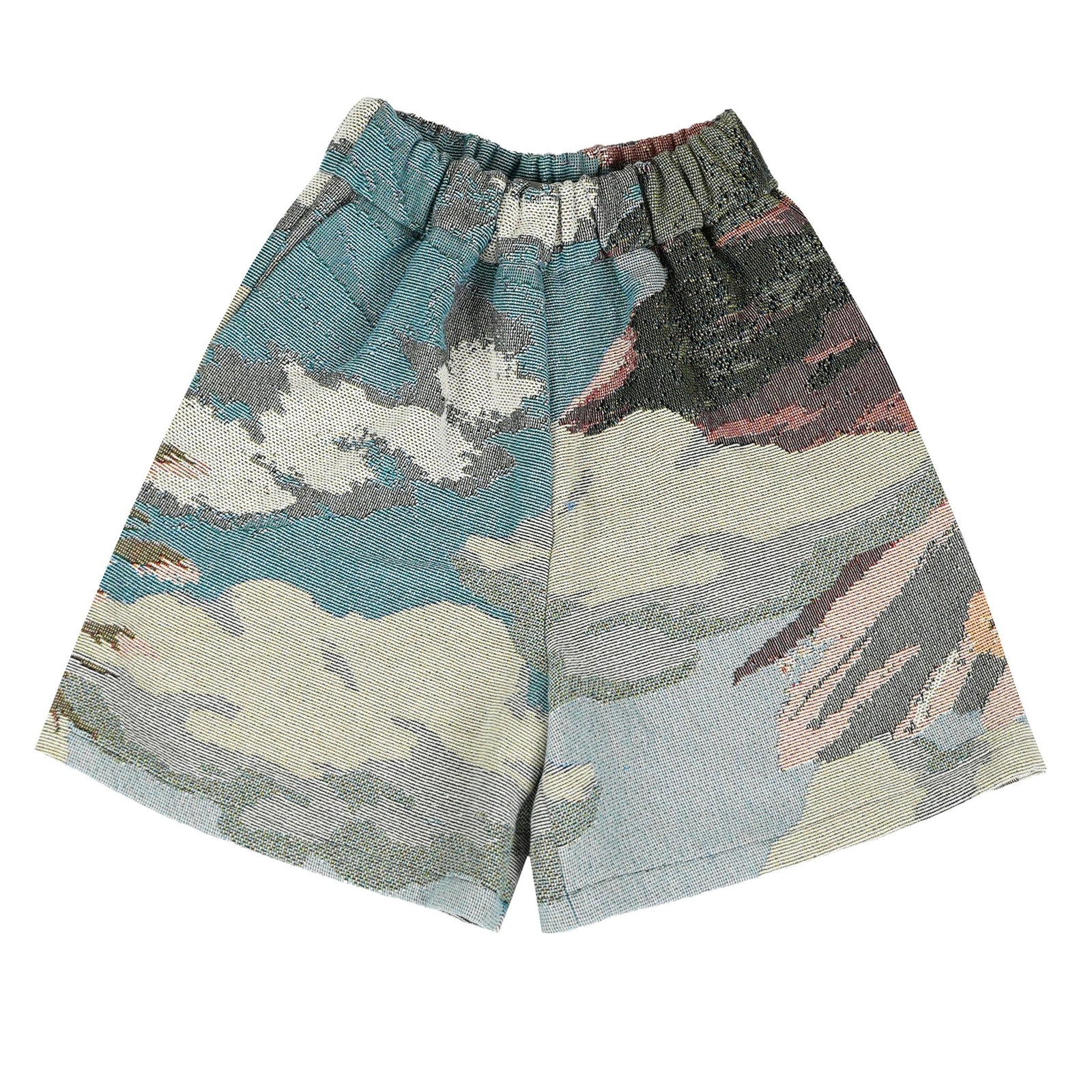 CLARA SON -Reminiscence Tapestry Shorts  , buy at DOORS NYC
