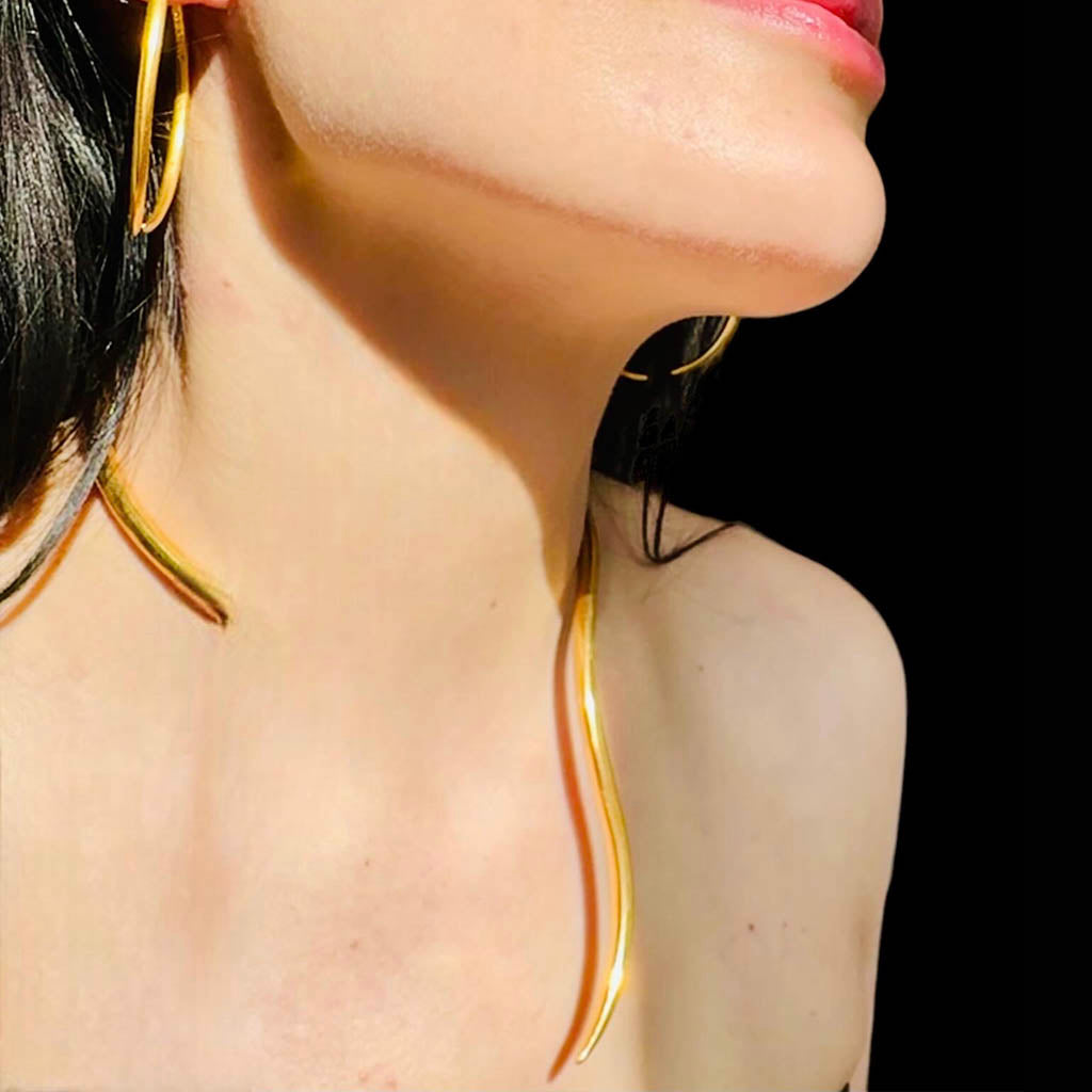 AKI ROC JEWELRY - Inca Collar Necklace | Brass Gold, buy at DOORS NYC