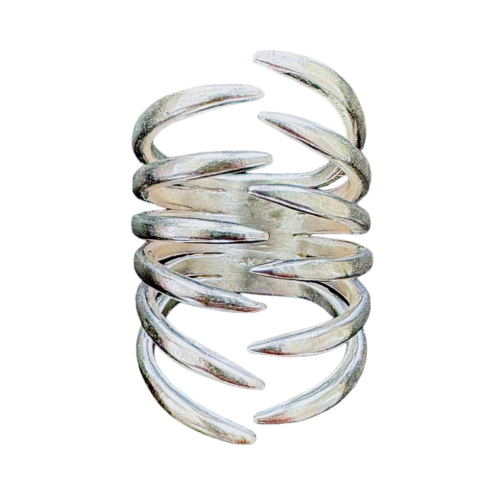 AKI ROC JEWELRY - The Hug Statement Ring | Sterling Silver, buy at DOORS NYC