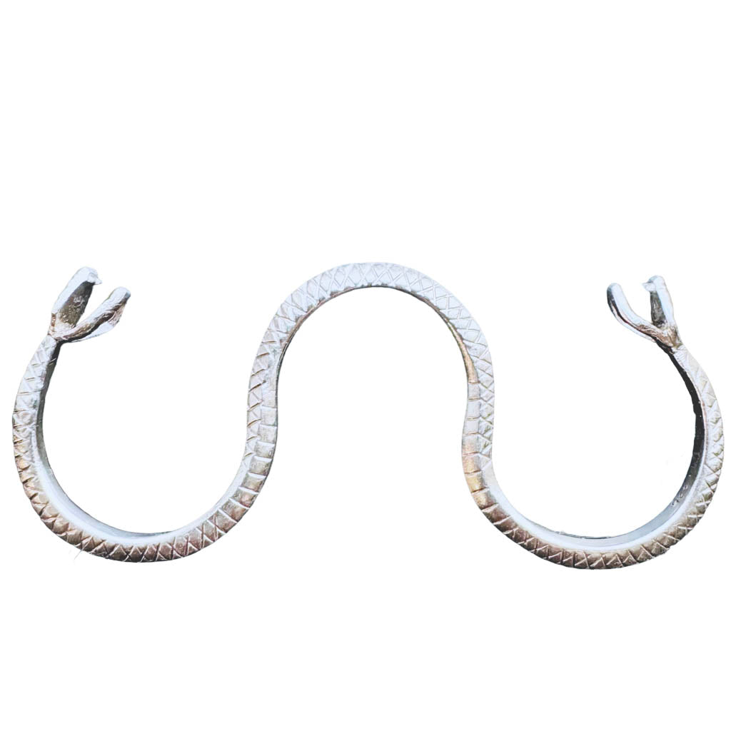 AKI ROC JEWELRY - Three Finger Snake Ring | Sterling Silver, buy at DOORS NYC